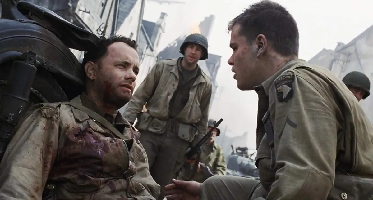 Tom Hanks and Matt Damon in Saving Private Ryan