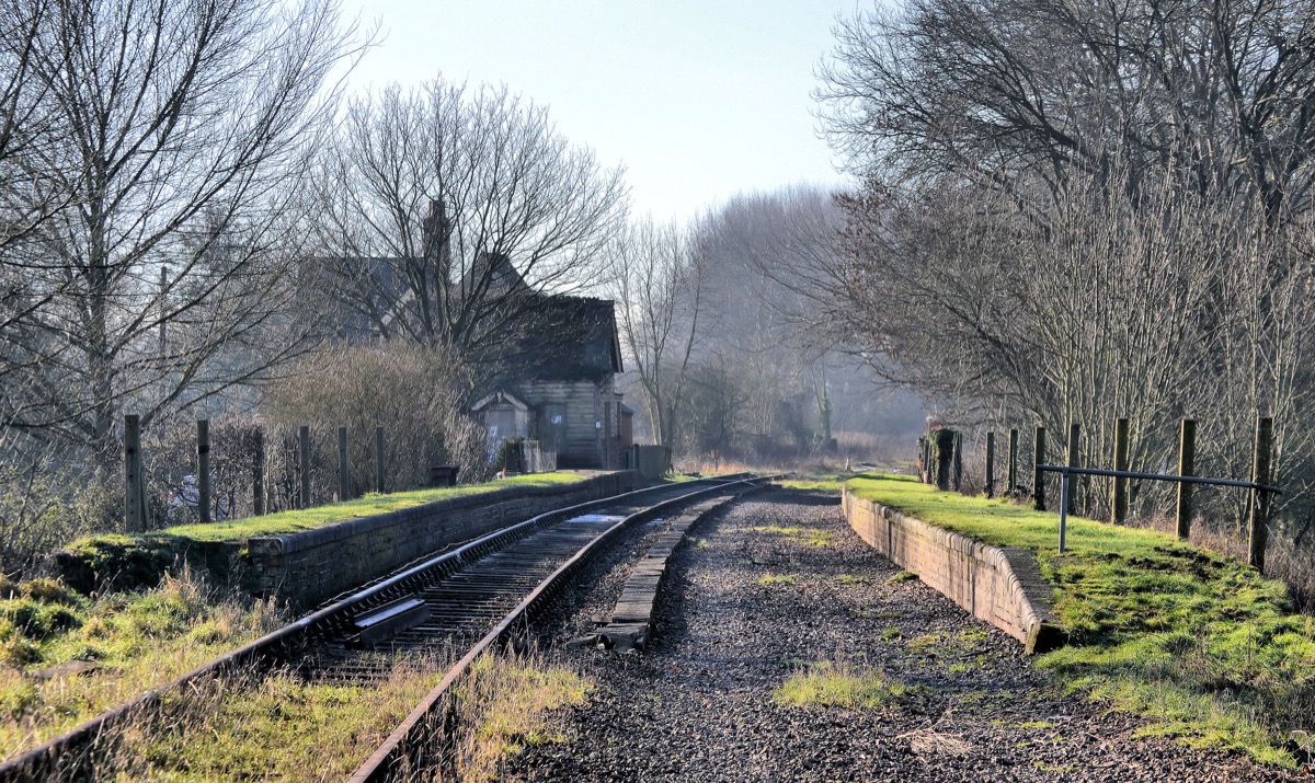 abandoned swanbourne station in Oxford, England
