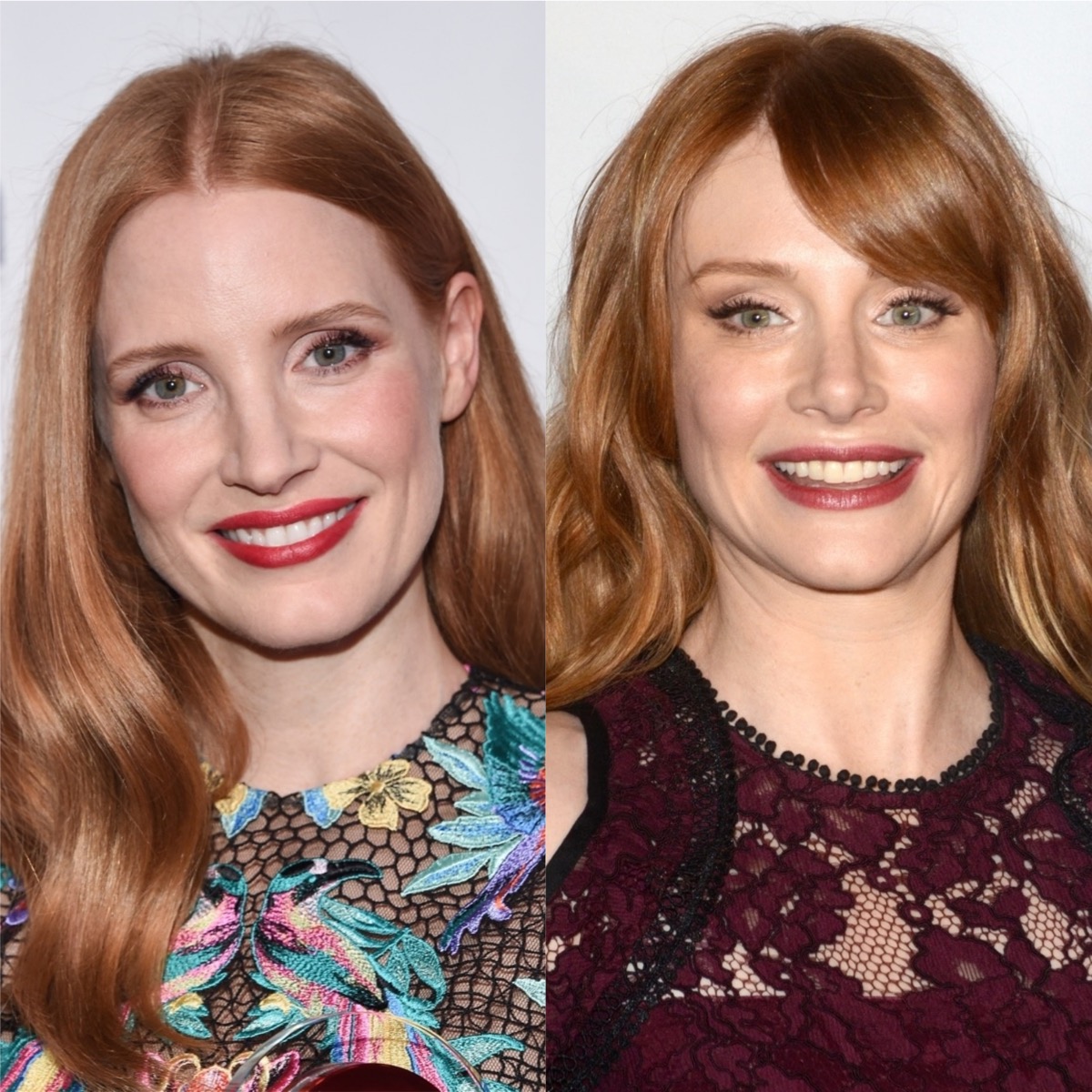 Jessica Chastain and Bryce Dallas Howard. 