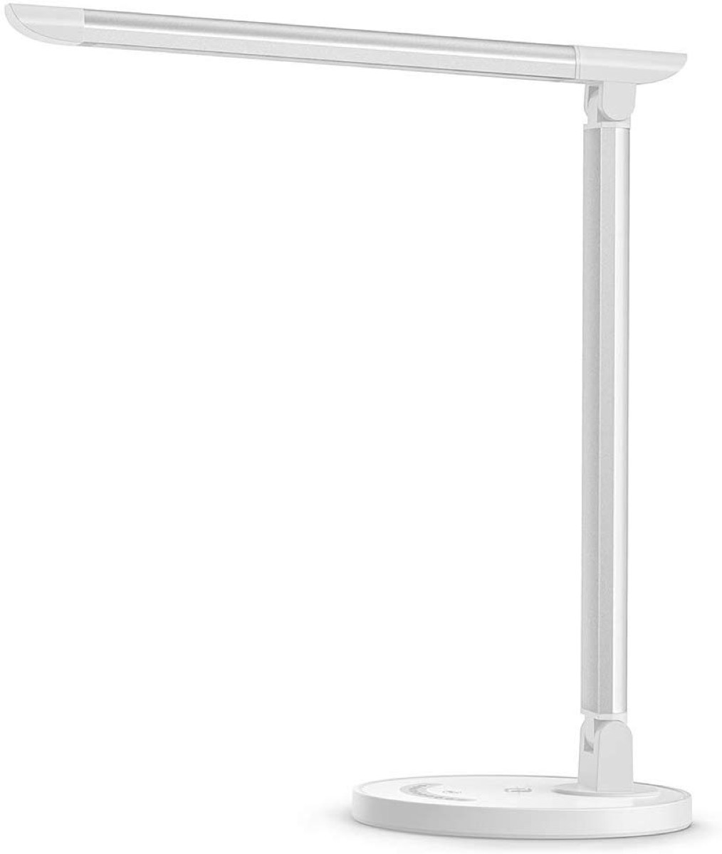 dimmable white desk lamp