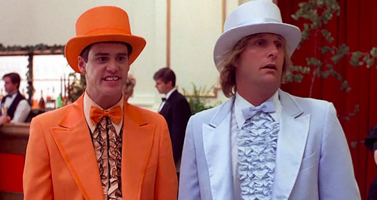 Jim Carrey and Jeff Daniels in Dumb & Dumber