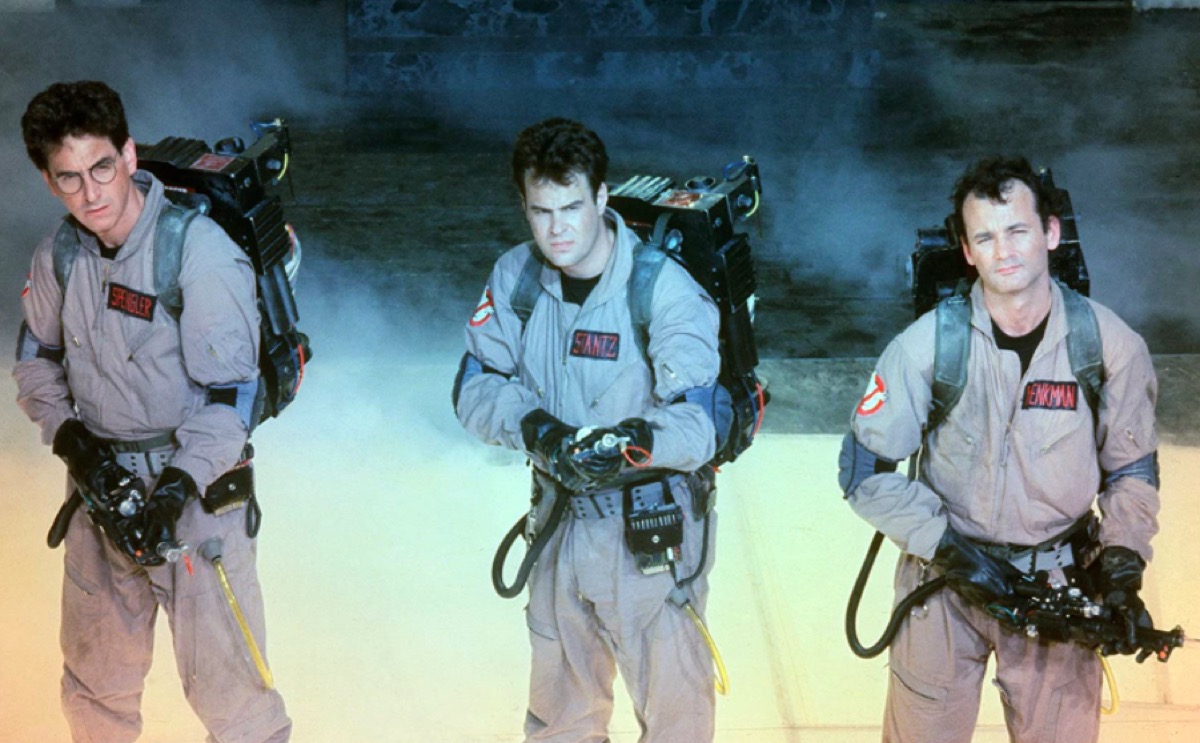 Harold Ramis, Dan Akroyd, and Bill Murray in Ghostbusters