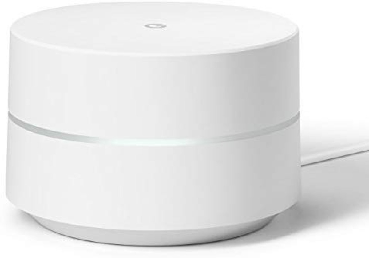 white google wireless router