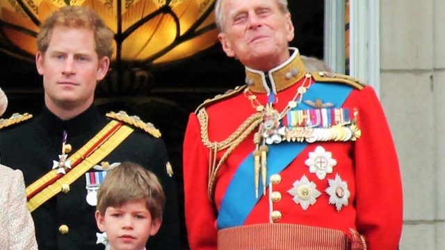 prince harry and his grandfather prince philip
