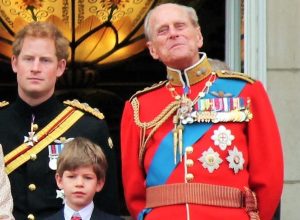 prince harry and his grandfather prince philip