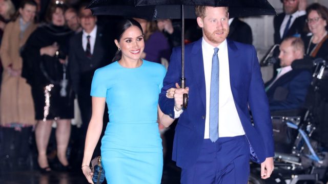 Prince Harry, Duke of Sussex, and Meghan Markle, Duchess of Sussex, attend the annual Endeavour Fund Awards in 2020