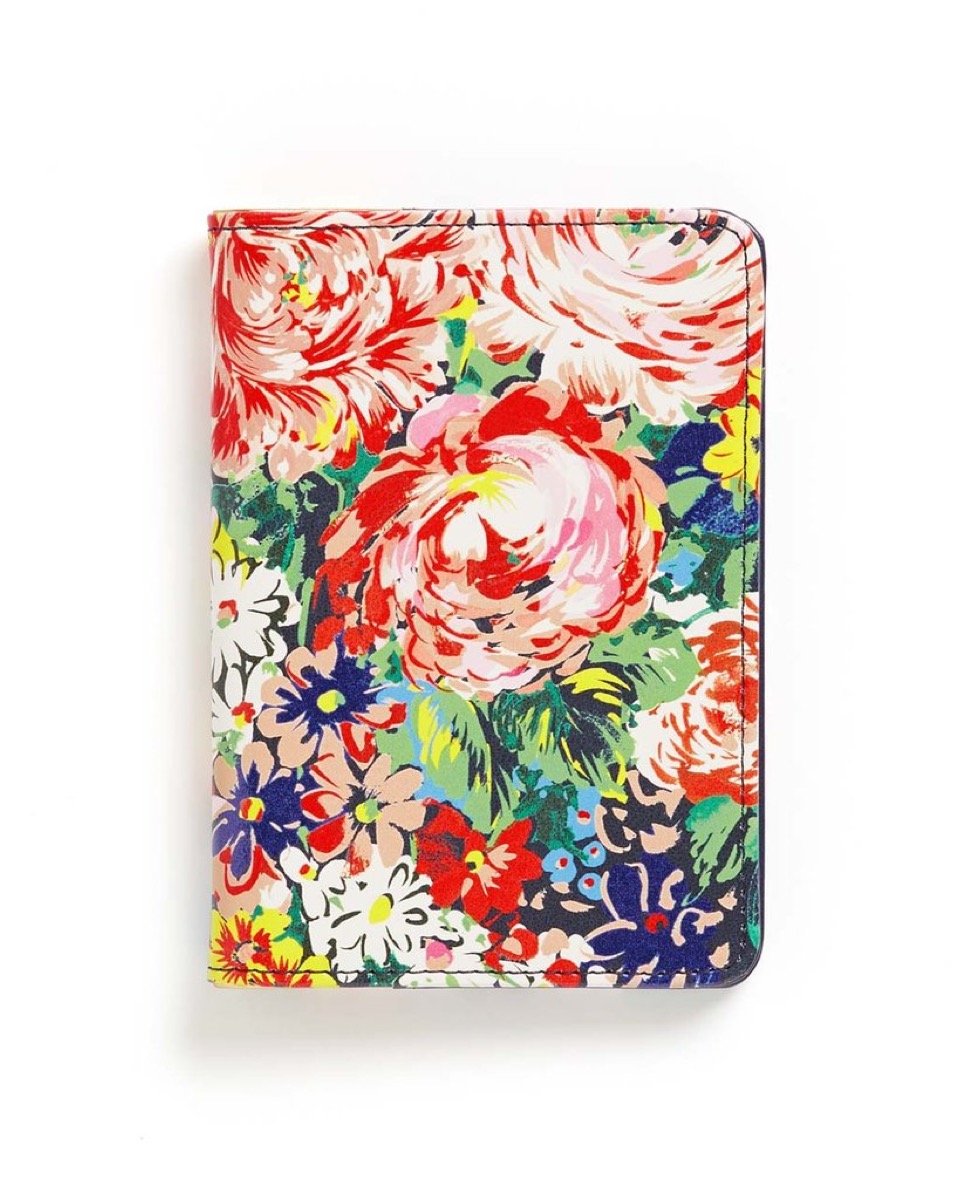 floral passport cover