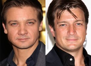 Jeremy Renner and Nathan Fillion