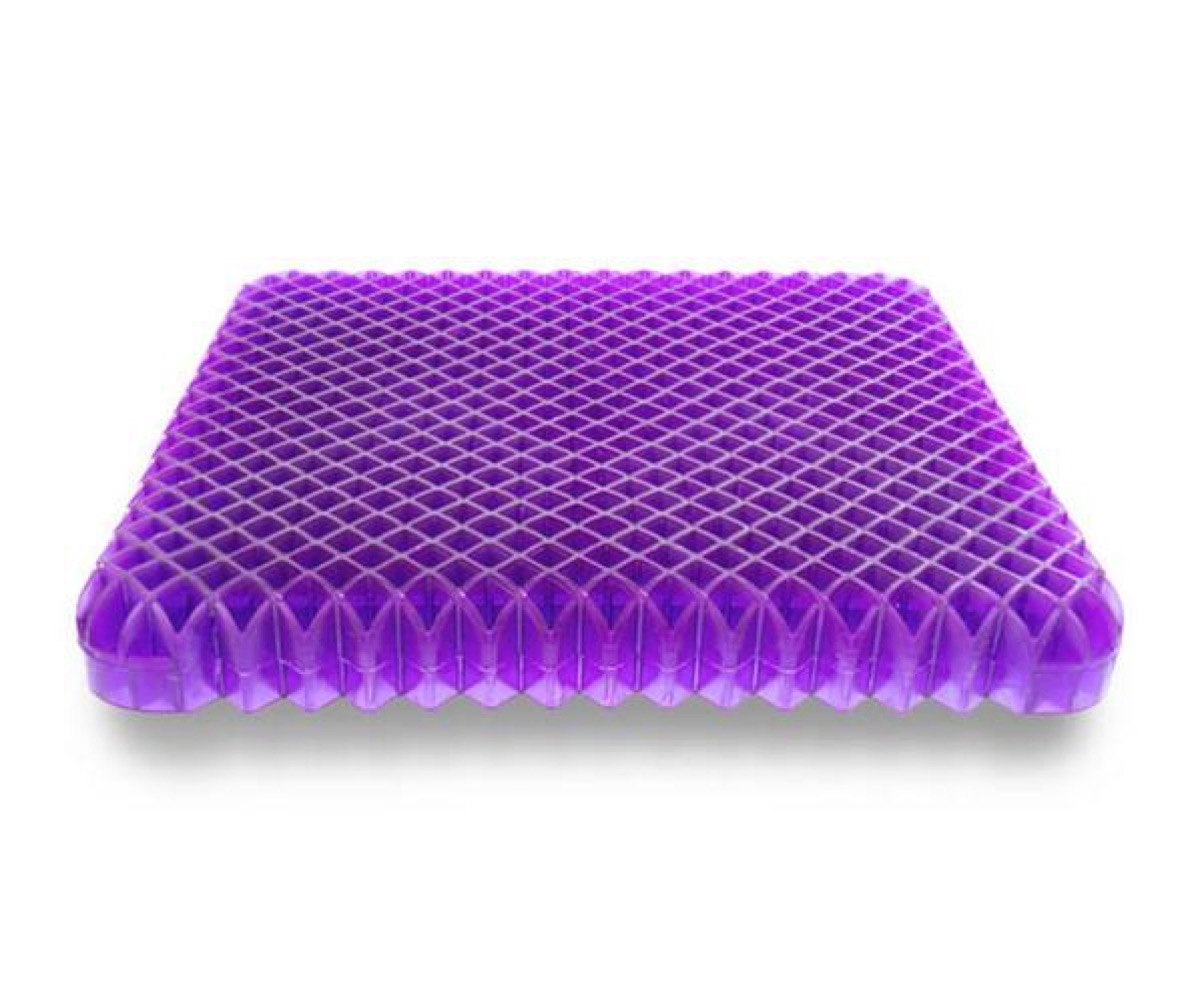 purple seat cushion