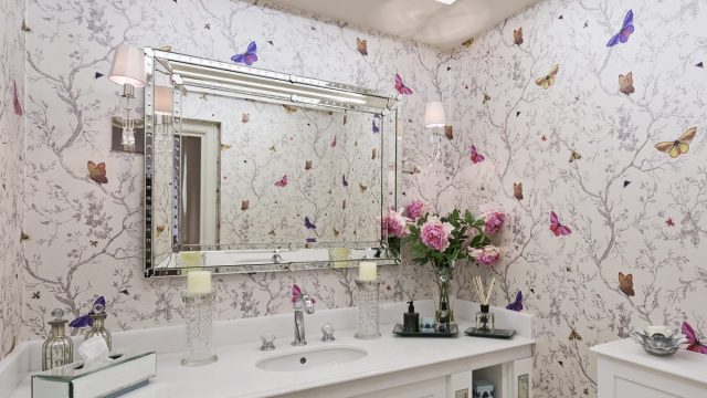 Why You Should Never Wallpaper Your Bathroom — Best Life