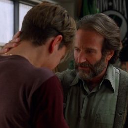 Matt Damon and Robin Williams in Good Will Hunting