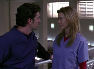 Patrick Dempsey and Ellen Pompeo in Grey's Anatomy