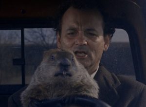 Bill Murray in Groundhog Day