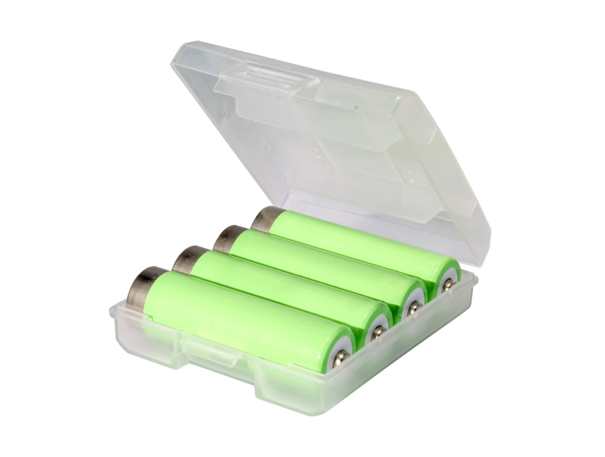 Box of AA batteries