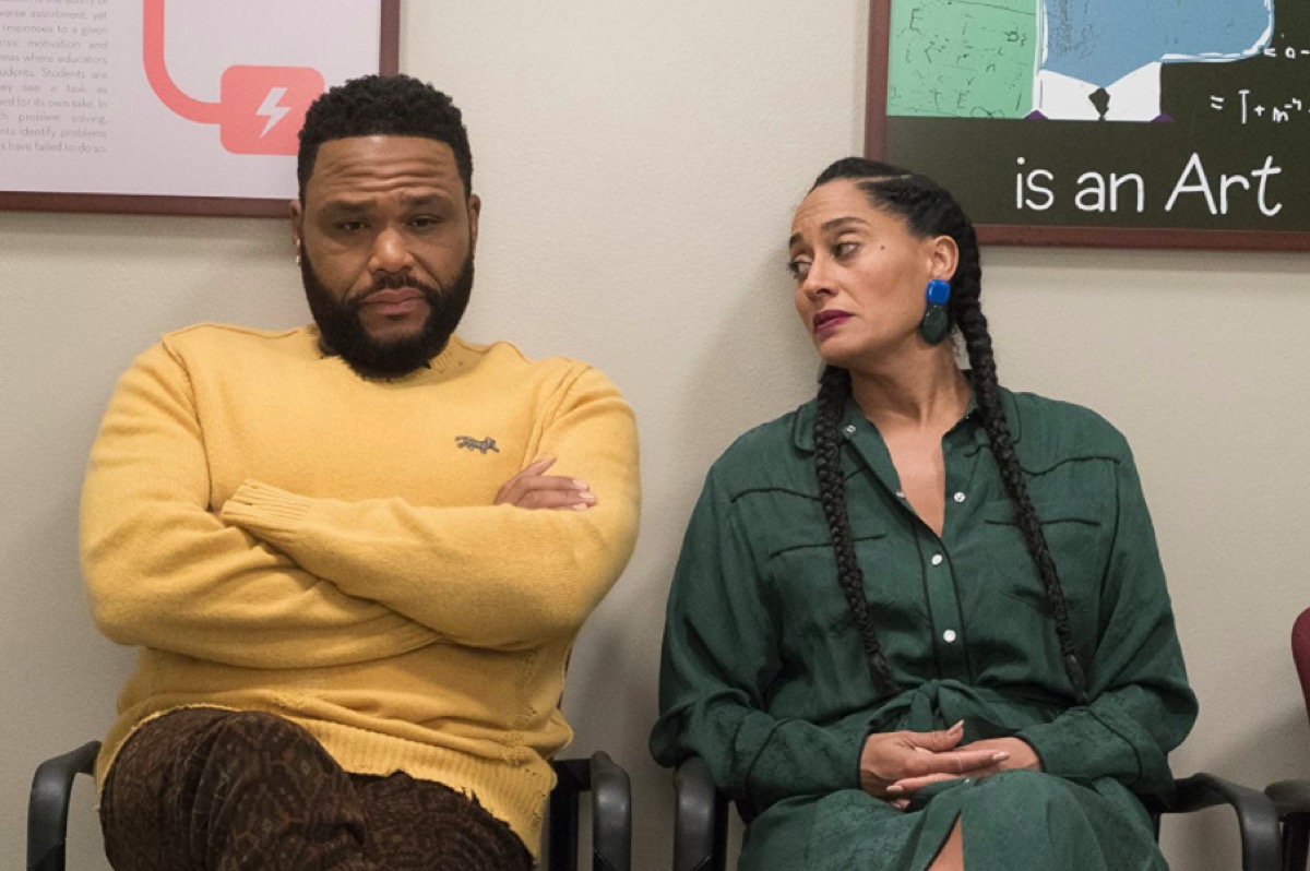 Anthony Anderson and Tracee Ellis Ross in black-ish