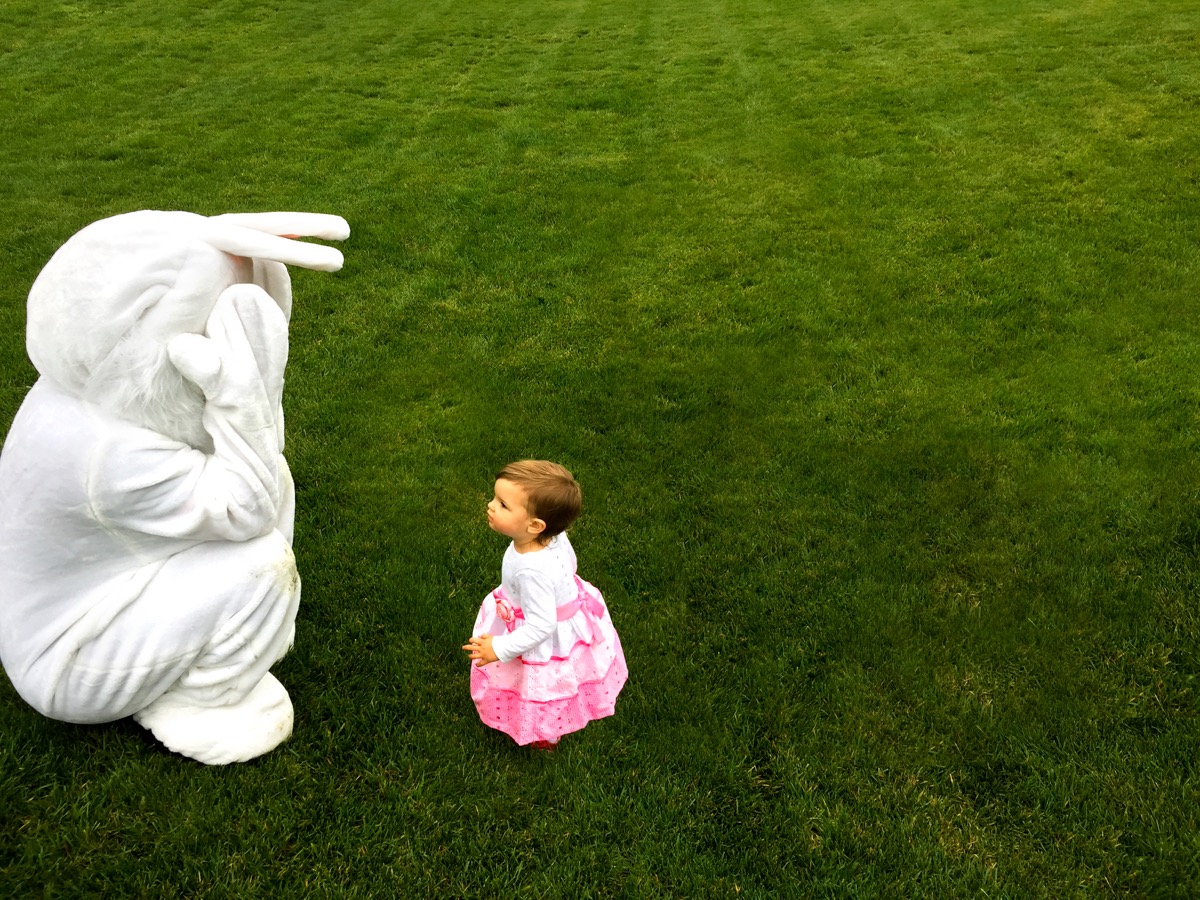 Bunny costume with kid
