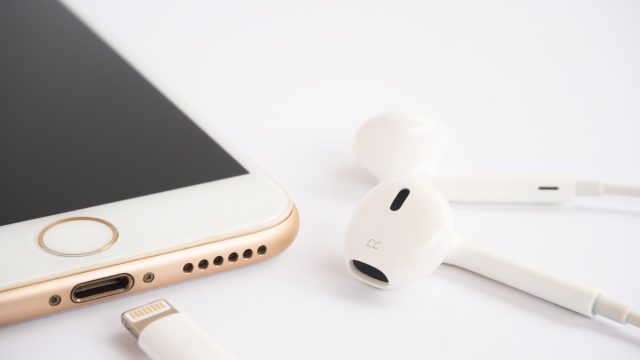 Iphone headphone and charging jack