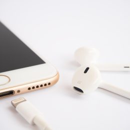 Iphone headphone and charging jack