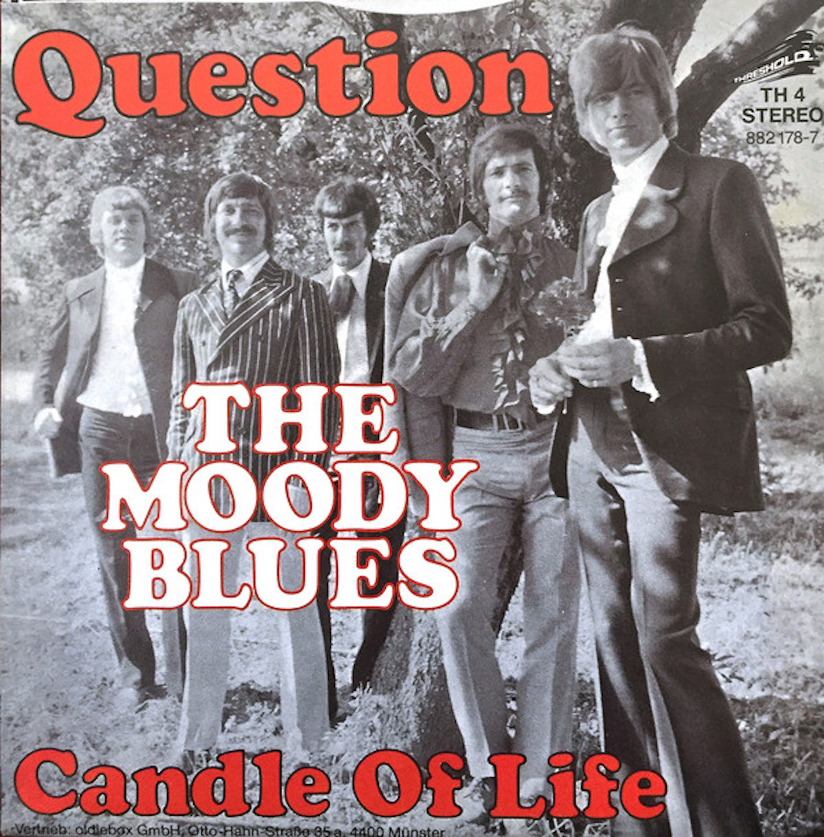 album cover for the moody blues "question"