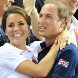 Catherine, Duchess of Cambridge and Prince William, Duke of Cambridge during Day 6 of the London 2012 Olympic Games at Velodrome on August 2, 2012 in London, England.