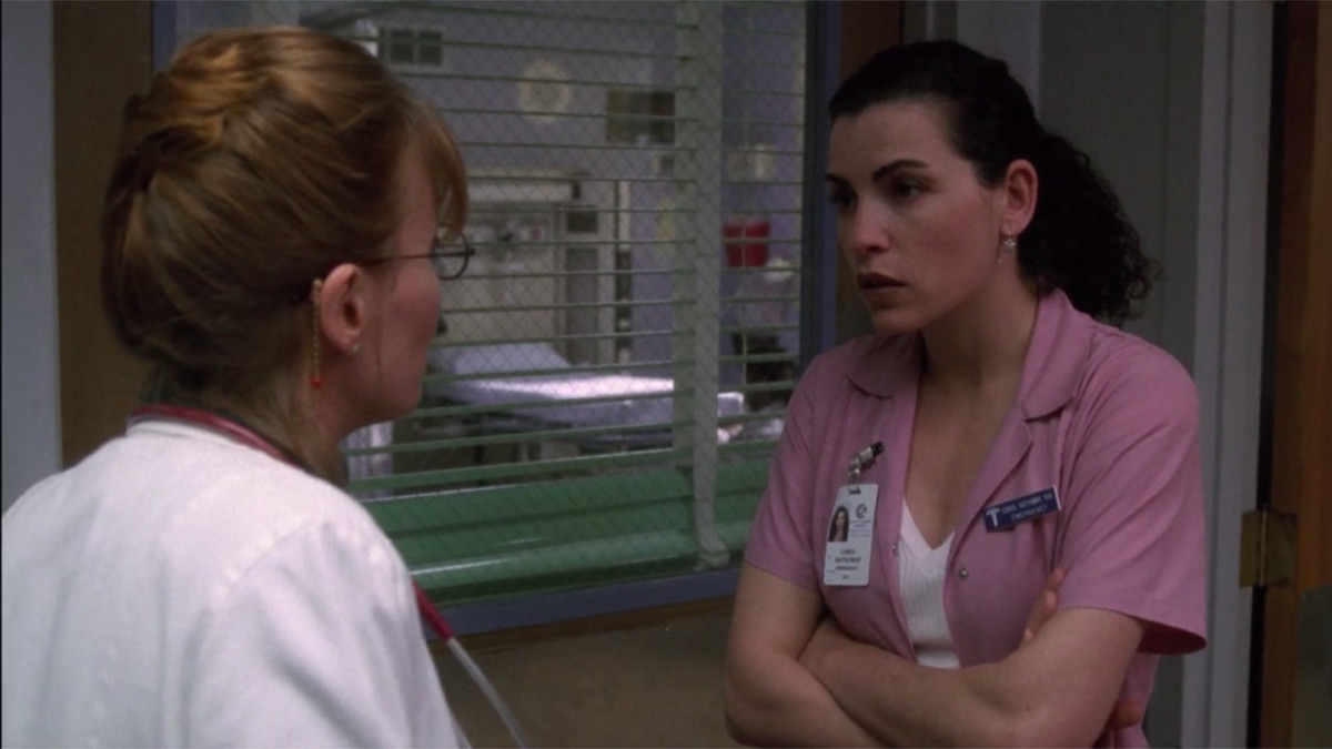 Laura Innes and Julianna Margulies in ER