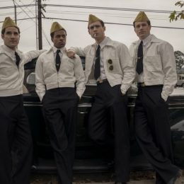 Darren Criss, Jeremy Pope, David Corenswet, and Jake Picking in Hollywood