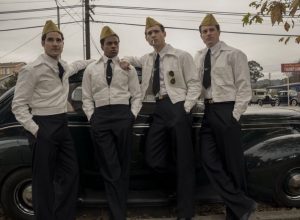 Darren Criss, Jeremy Pope, David Corenswet, and Jake Picking in Hollywood