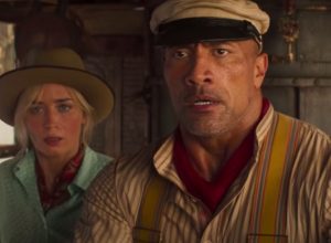 Emily Blunt and Dwayne "The Rock" Johnson in Jungle Cruise