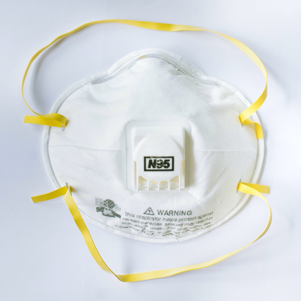 N95 Face mask with respirator valve