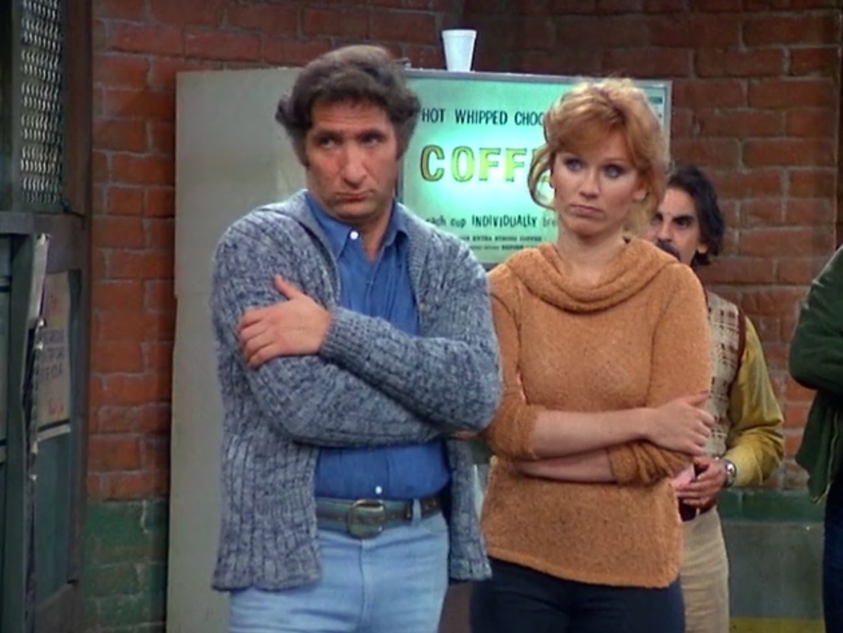 Judd Hirsch and Marilu Henner in Taxi