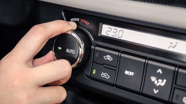 Car air conditioner buttons