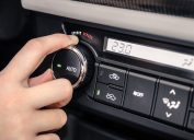Car air conditioner buttons