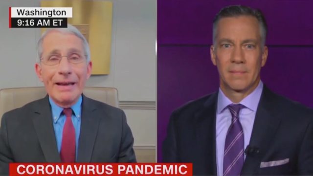 fauci on cnn talking about returning to school on may 27