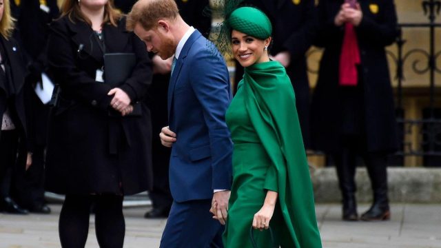 The Duke and Duchess of Sussex arrive at Westminster Abbey to attend the annual church service on Commonwealth Day
