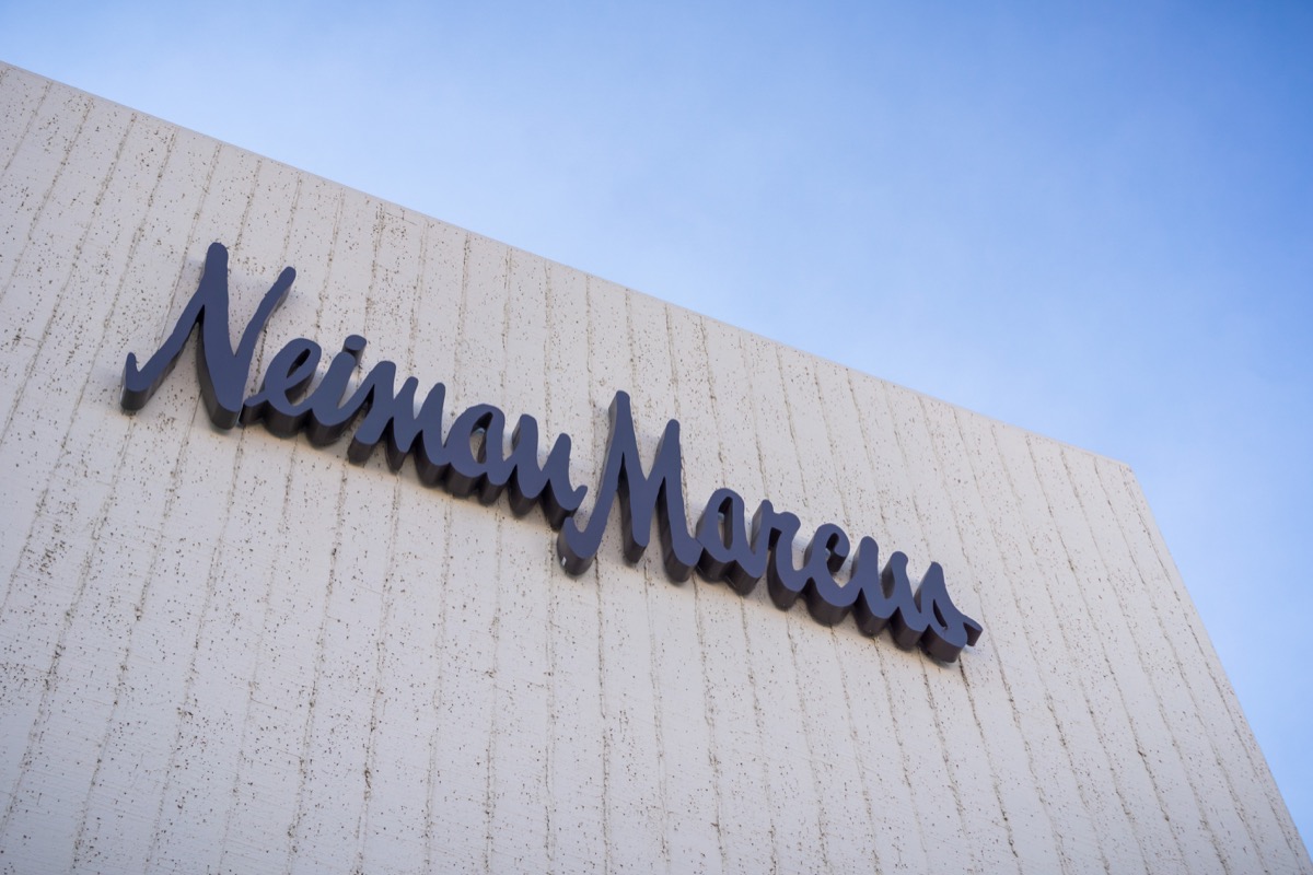 Neiman Marcus storefront in the sky