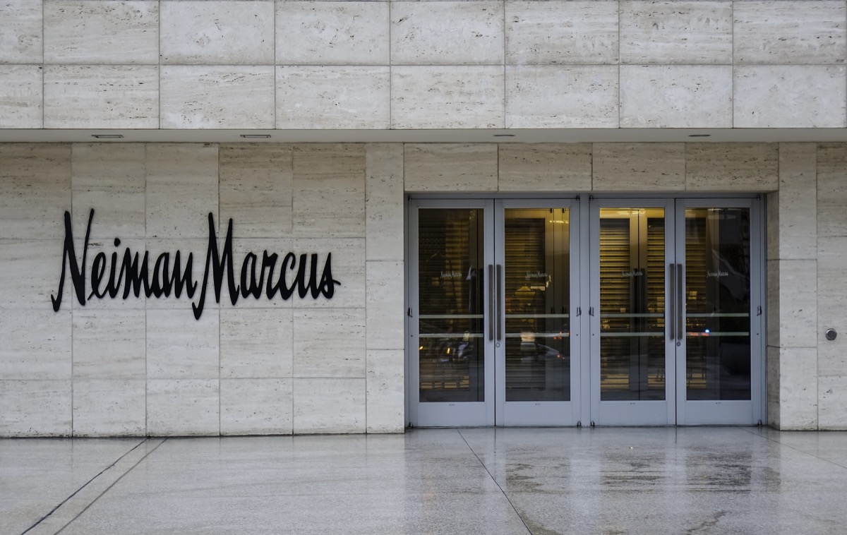 Las Vegas, Nevada, USA - May 24, 2014: The Neiman Marcus location on Las Vegas Boulevard in downtown Las Vegas, Nevada. Neiman Marcus is a chain of luxury department stores with locations across the US.