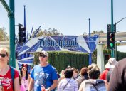 Disneyland Resorts sign in Anaheim