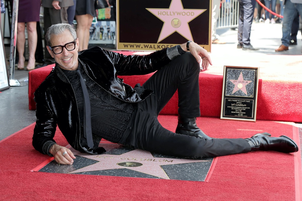Jeff Goldblum at Hollywood Walk of Fame