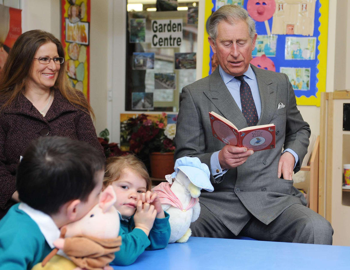 The Prince of Wales reading in Cumbria