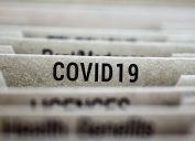 Folder of Coronavirus covid19 2019 nCoV outbreak
