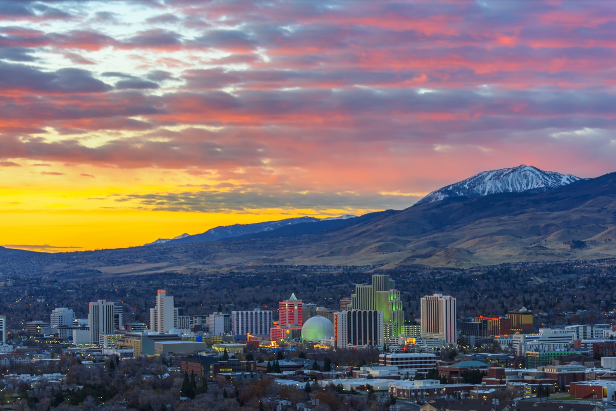 Reno at sunrise