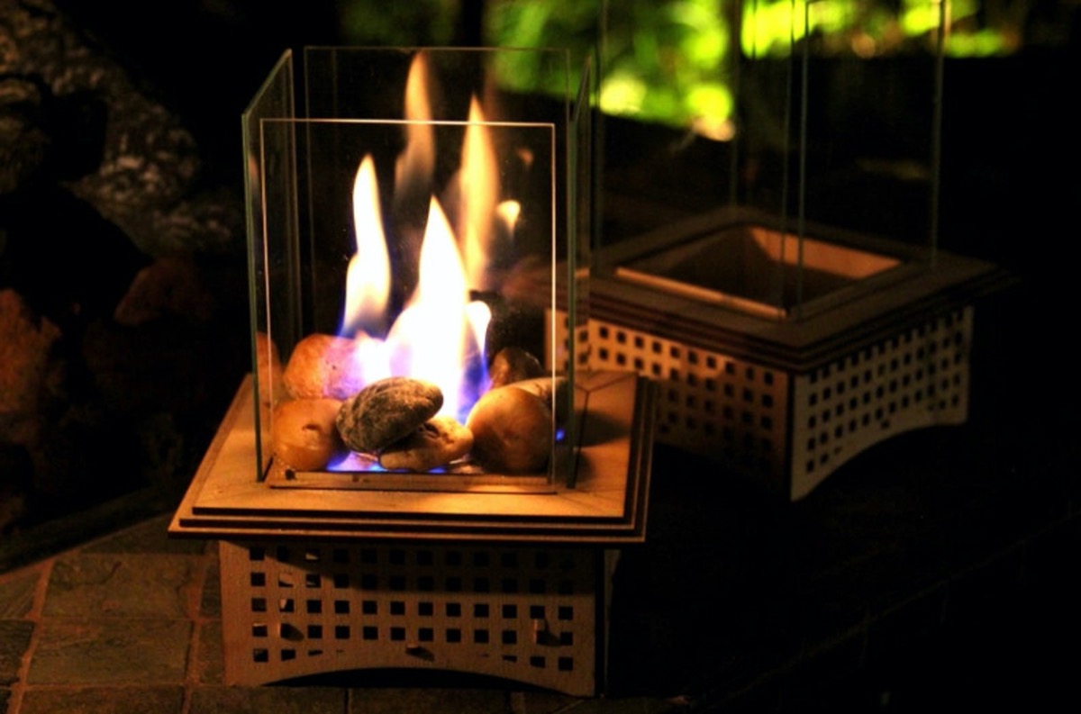 tabletop fireplace
