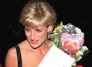 Princess Diana leaves Tate Gallery on her 36th birthday, July 1, 1997
