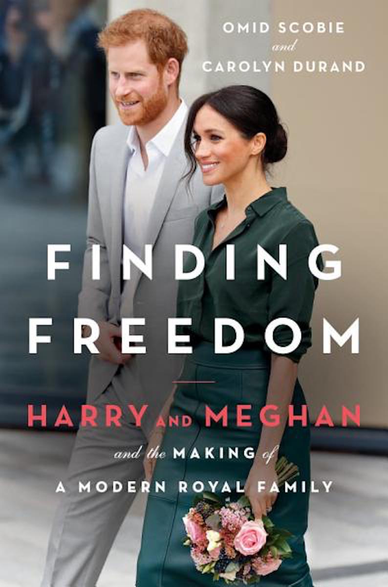 finding freedom book cover featuring prince harry and meghan markle