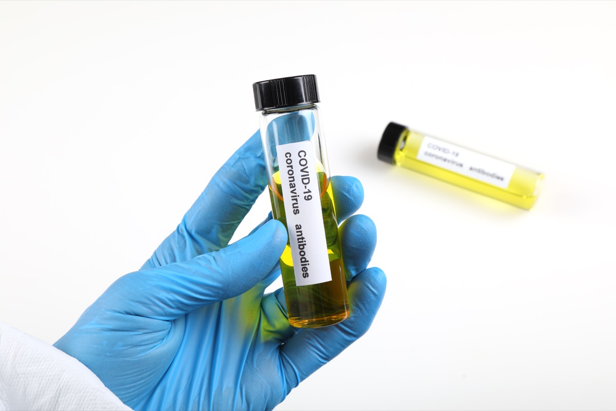 coronavirus antibodies shot in Moreno Valley, California in March of 2020.