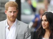 Prince Harry and Meghan Markle visit the Great Famine sculpture, Dublin, Ireland in 2018