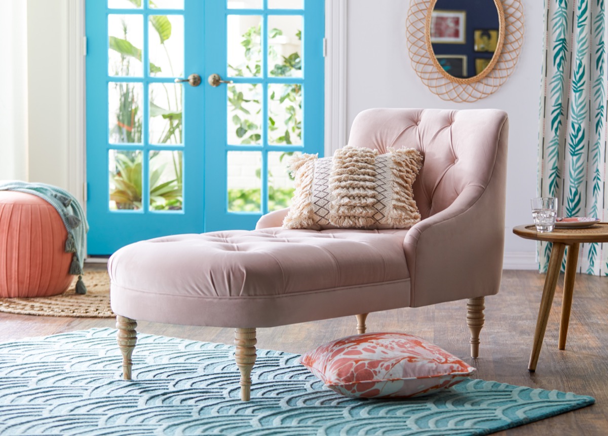 Drew Barrymore Collection tufted lounger