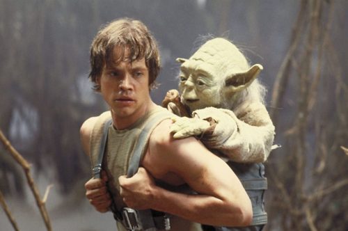 Luke and Yoda, Empire Strikes Back