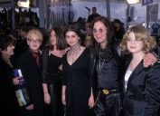 The Osbourne family a the 2000 Grammys