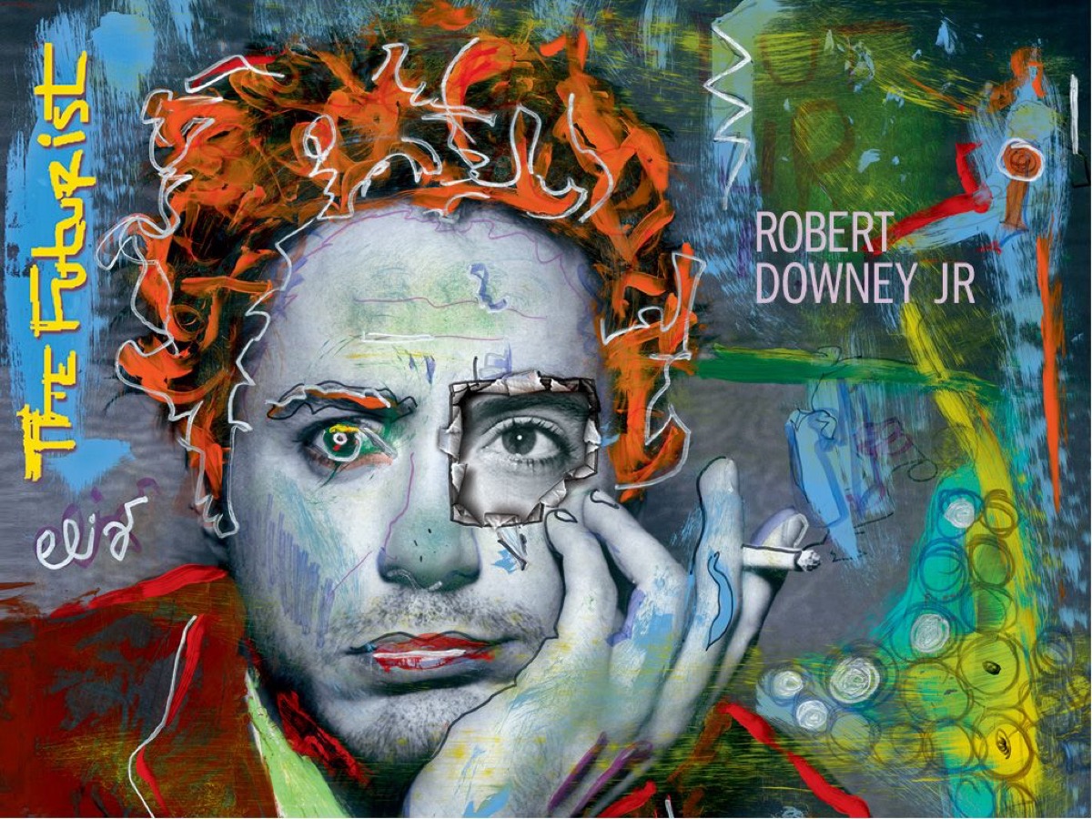 Robert Downey Jr The Futurist album cover